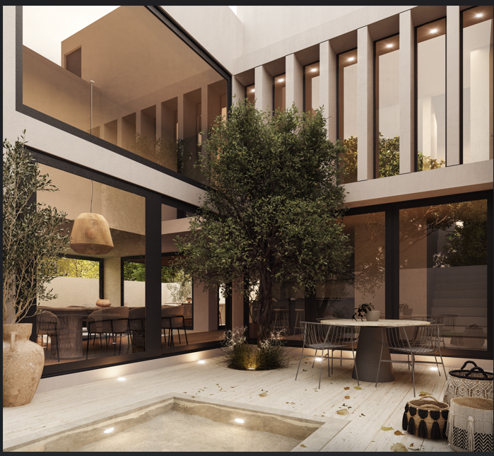 1 de 9: Patio interior