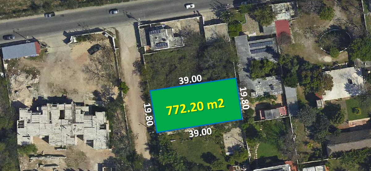 Terreno de 772.20 m2 en Dzityá Poligono Chuburná Mérida