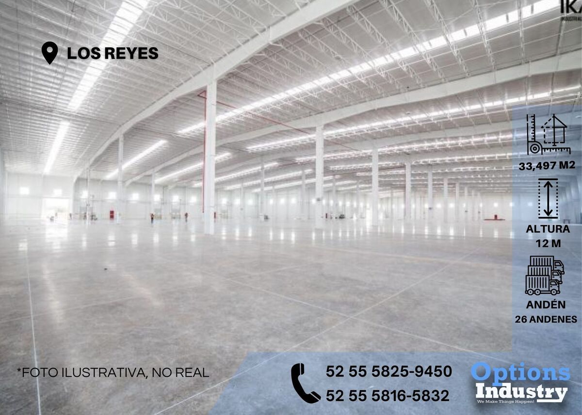 1 de 3: Gran nave industrial para rentar en Los Reyes Acaquilpan
