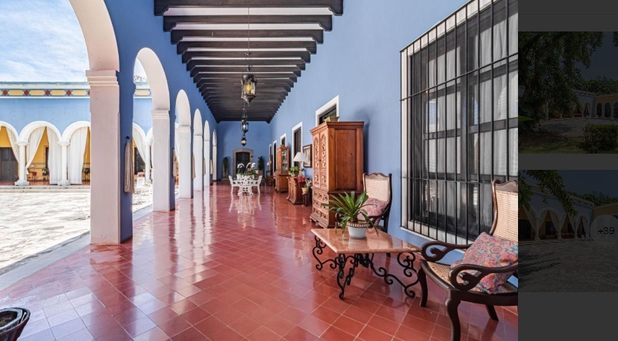 7 de 26: Pasillo con espacios para descansar