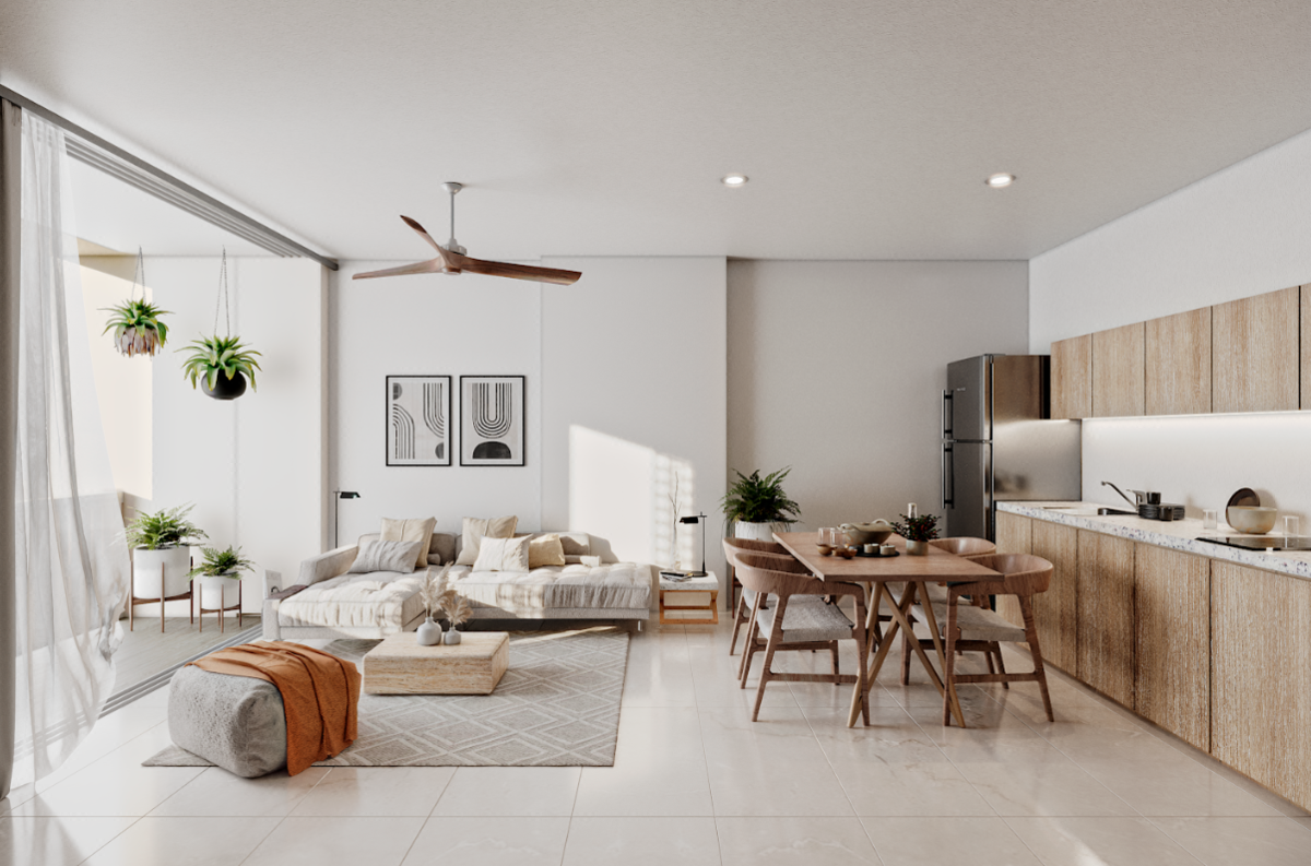 Departamento en Venta de Emtrega Inmediata en Vibes. Montebello, Mérida