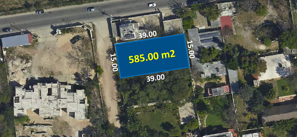 Terreno de 585 m2 en Dzityá Poligono Chuburná Mérida