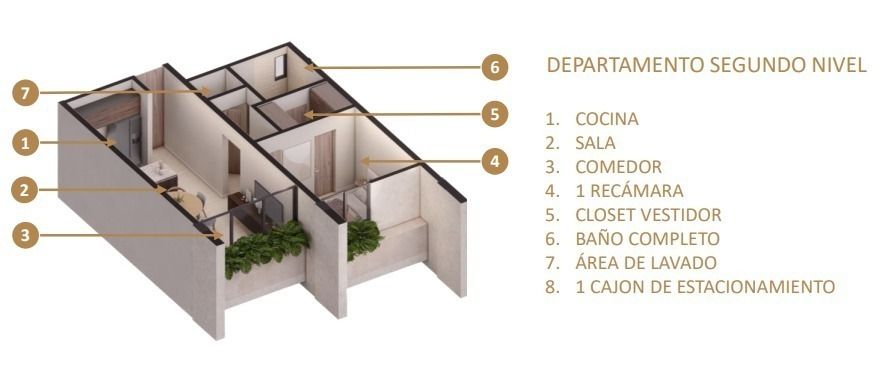 4 de 20: DEPARTAMENTO SEGUNDO NIVEL