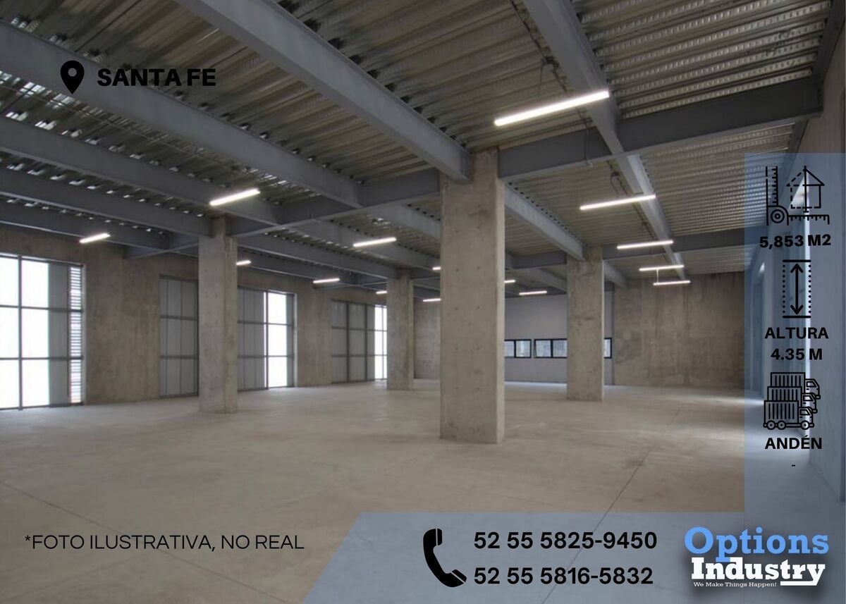 1 of 3: Renta ahora en Santa Fe propiedad industrial