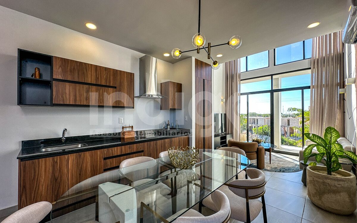 Departamento en Venta en Mérida Modelo Fern en Green, Temozón Norte