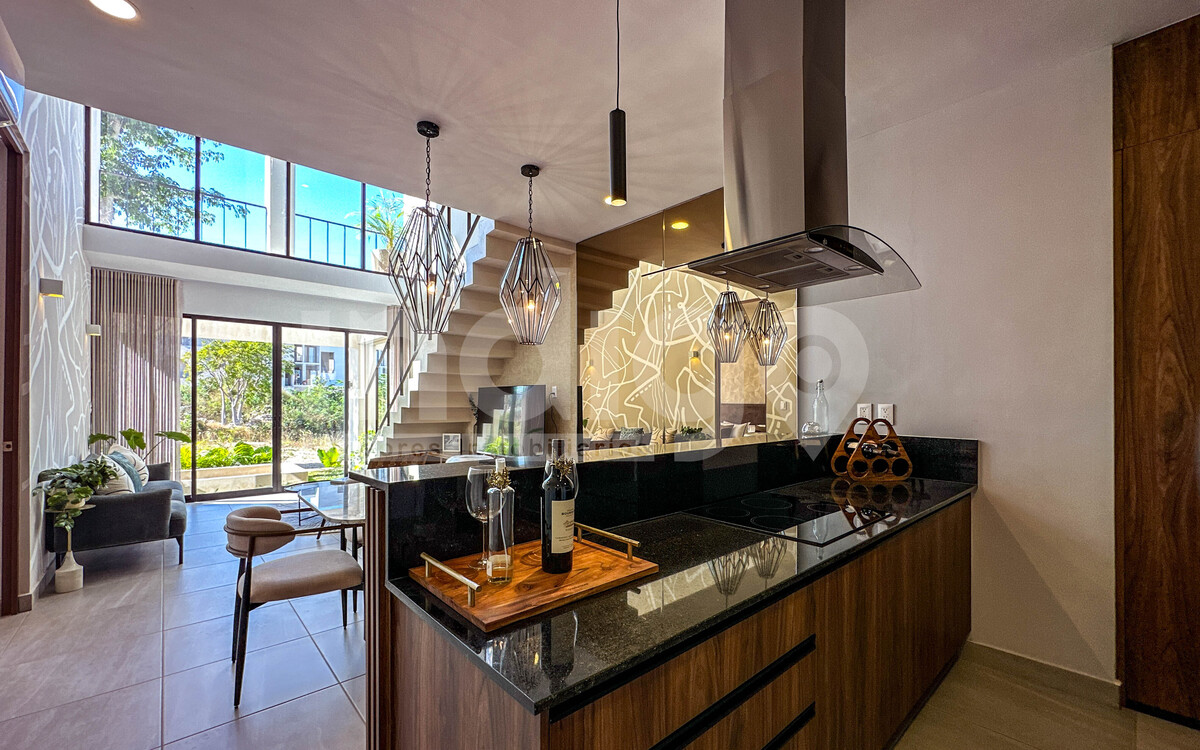 9 de 50: Cocina con Barra Desayunador