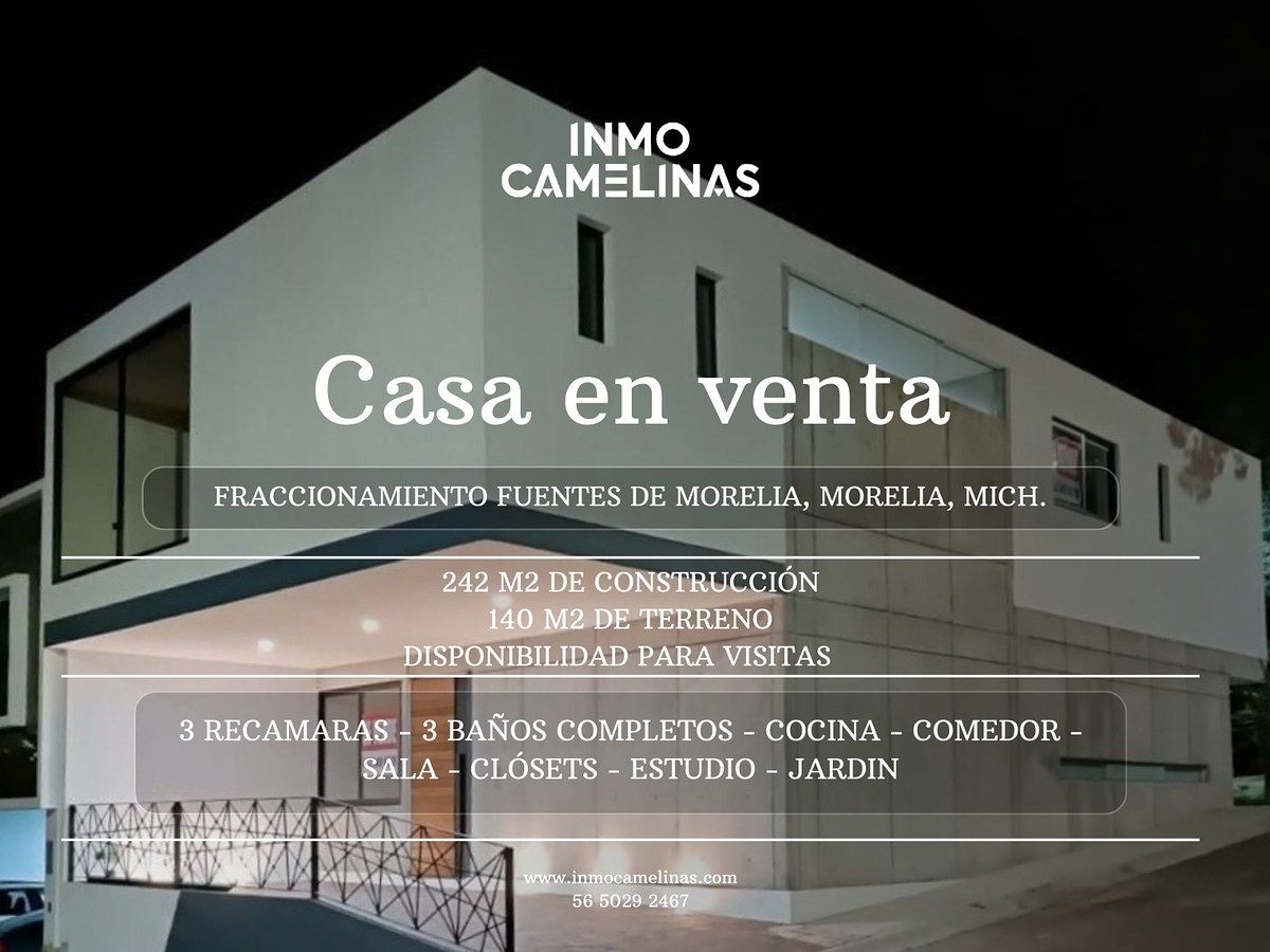 *Casa à Venda em Fuentes de Morelia, Morelia, Michoacán, foto 1 de 24