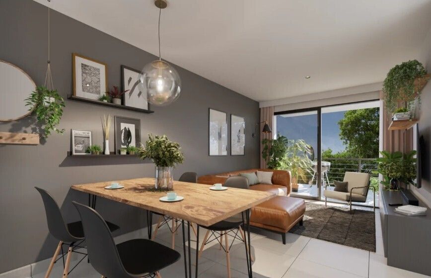 2 of 10: Estancia con Balcón