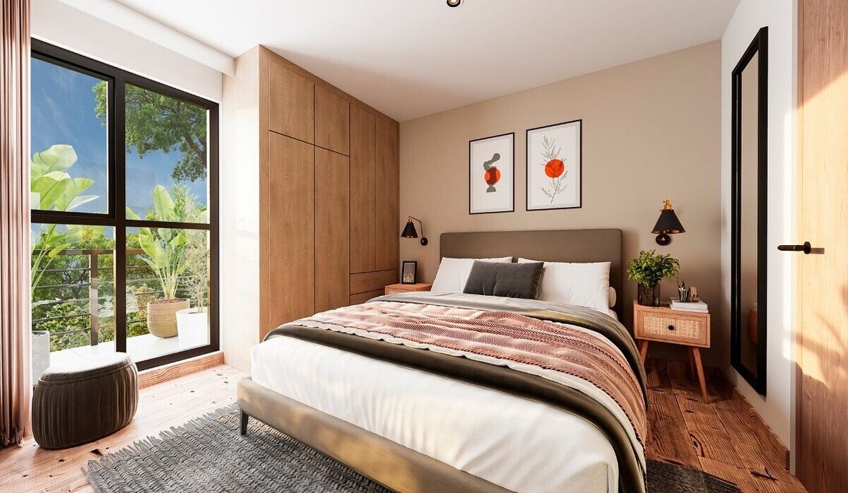 3 of 10: Recamara principal con baño y closet