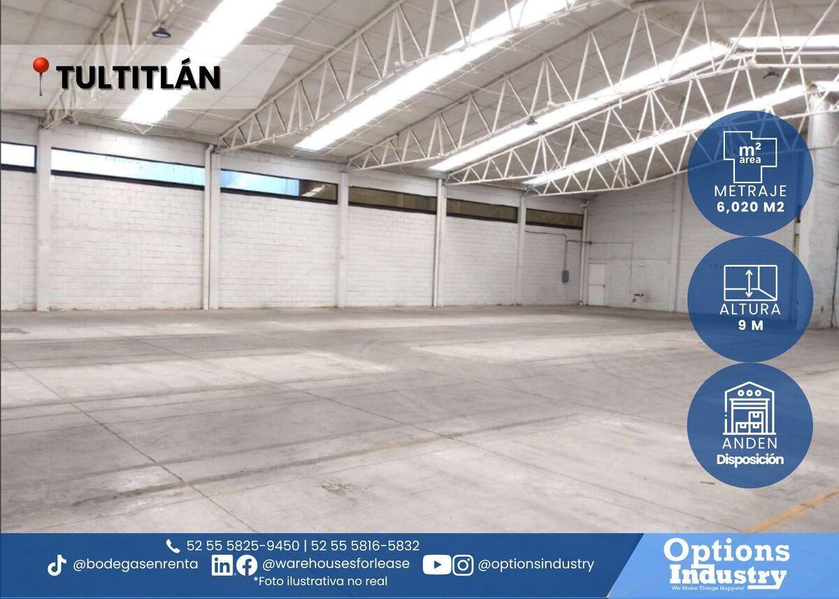 1 de 3: Alquila tu bodega en Tultitlán
