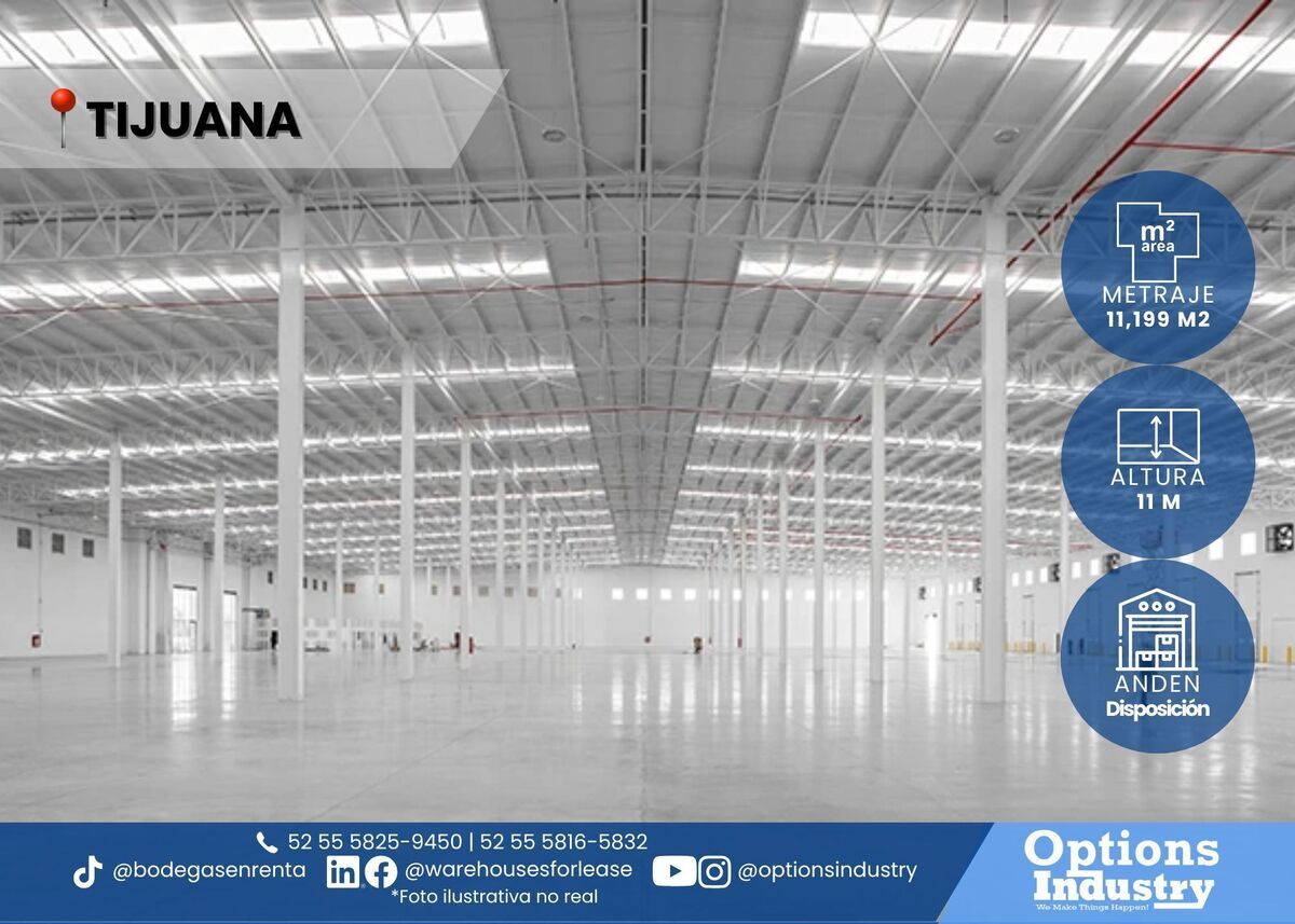 1 de 3: Renta de espacio industrial en Tijuana