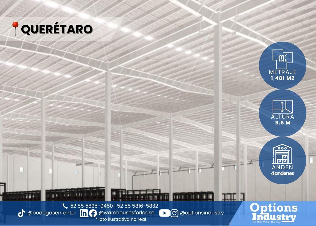 1 de 3: Venta de nave industrial en Querétaro