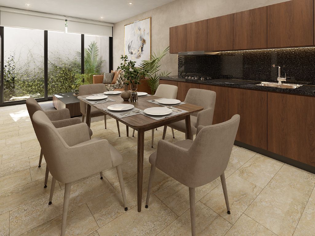 2 de 10: Comedor y cocina