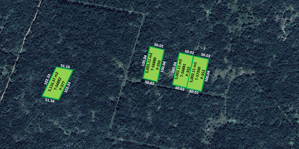 Terrenos desde 5,002.11 m2 en Zona Diamante Suytunchén Mérida