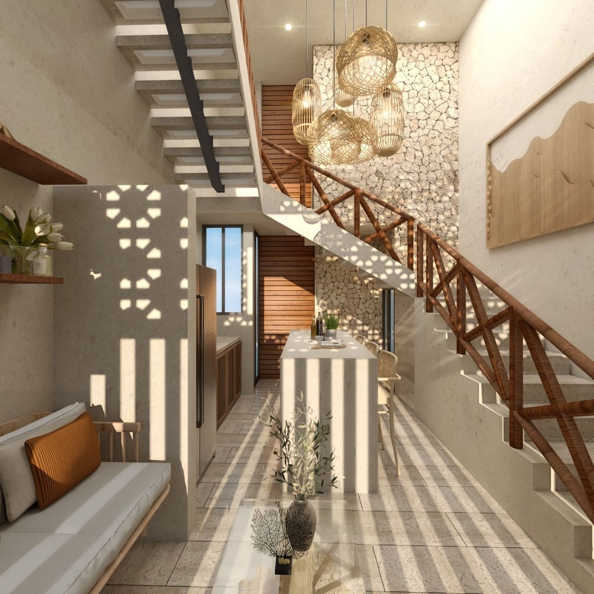 2 of 5: Sala Comedor y Cocina