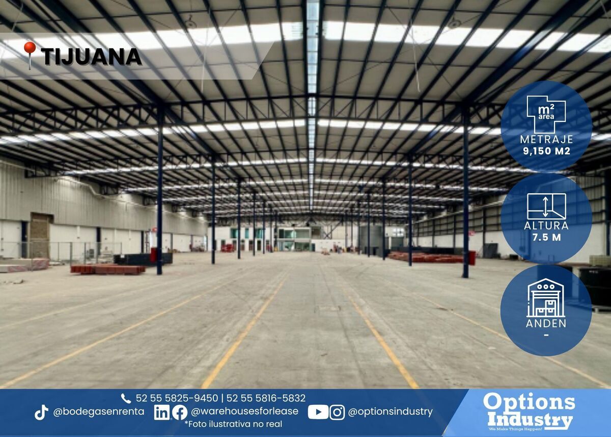 1 de 3: Espacio en renta en parque industrial Tijuana