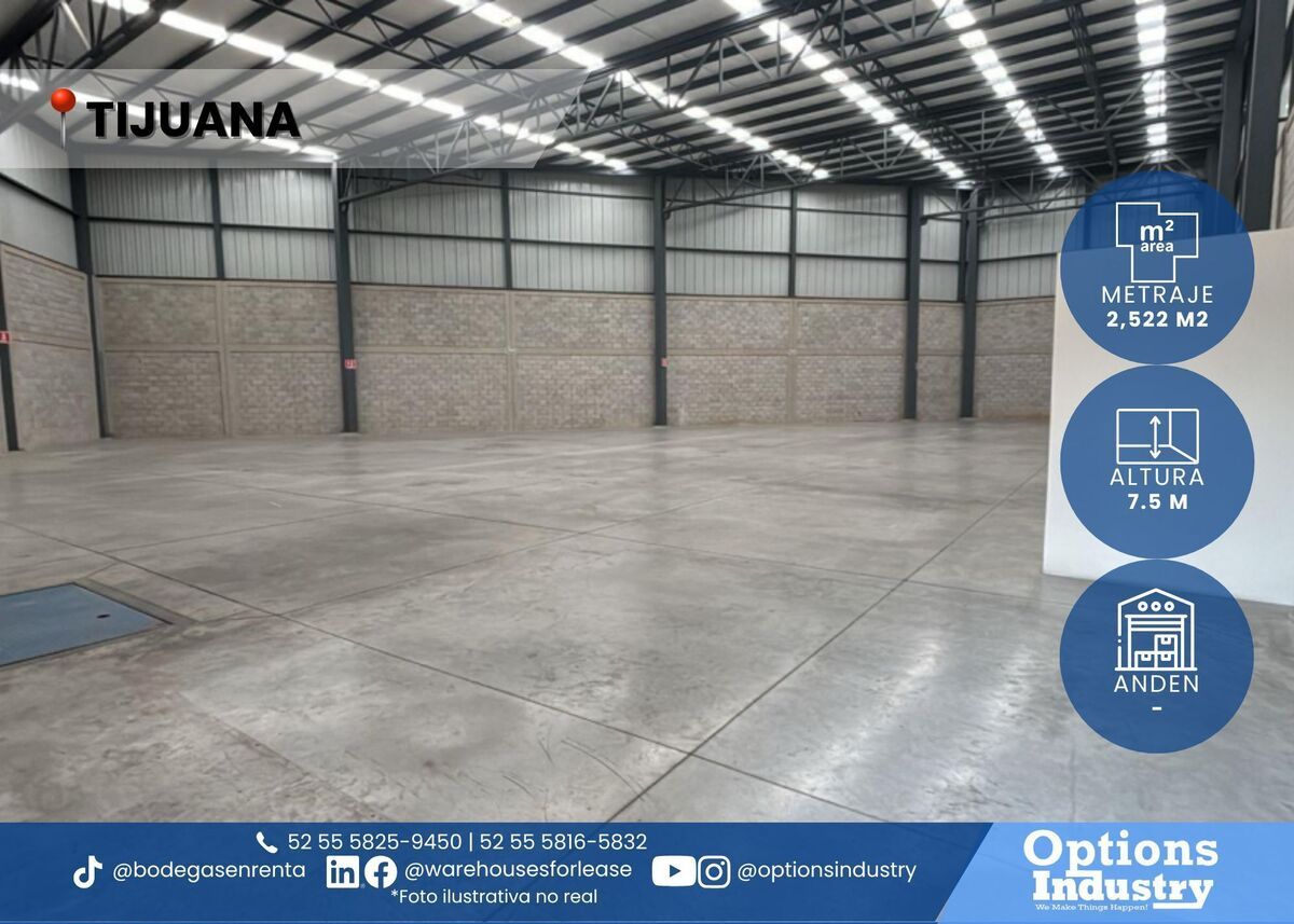 1 de 3: Espacio en renta en parque industrial Tijuana