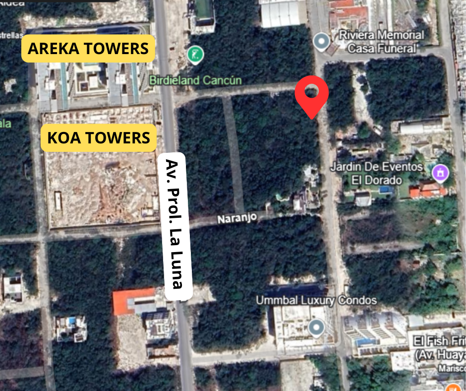 Cercano a desarrollos como Palmaris, KOA TOWERS, AREKA TOWER