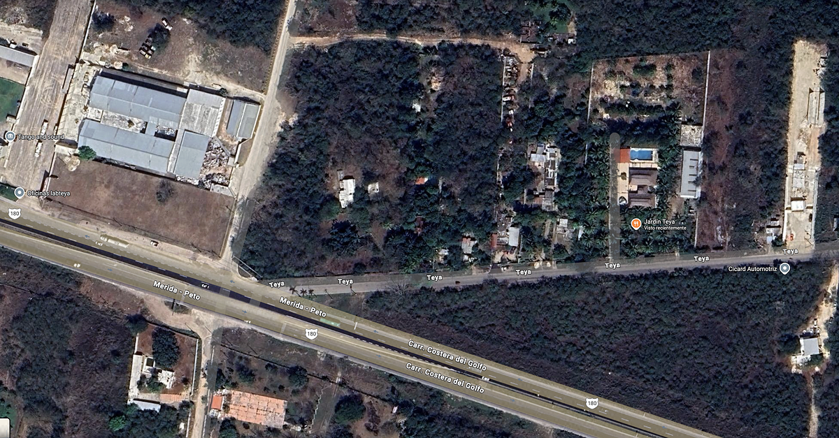 Terreno en Venta en Mérida Yucatán en Teya Kanasín a un Lado del Tren Maya