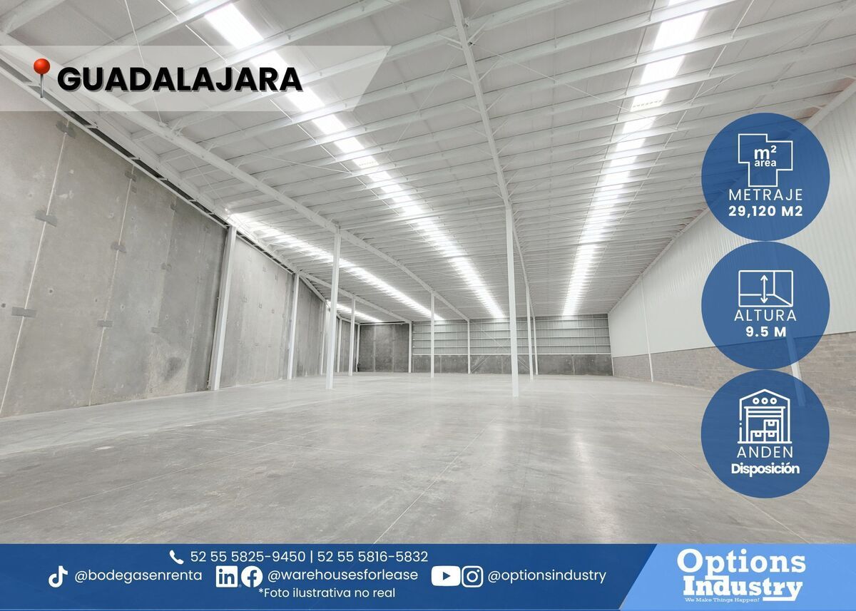 1 de 3: Renta de nave en Guadalajara