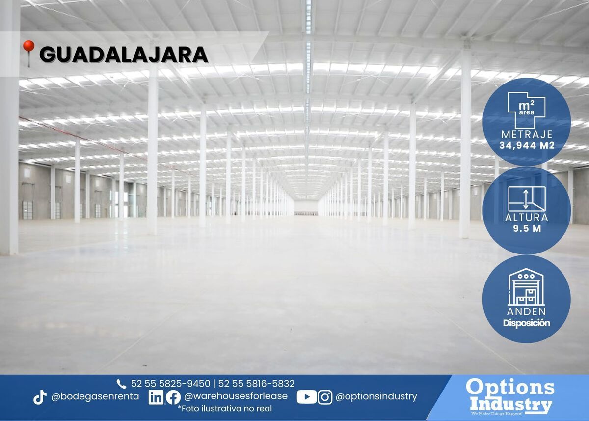 1 de 3: Renta de nave en Guadalajara