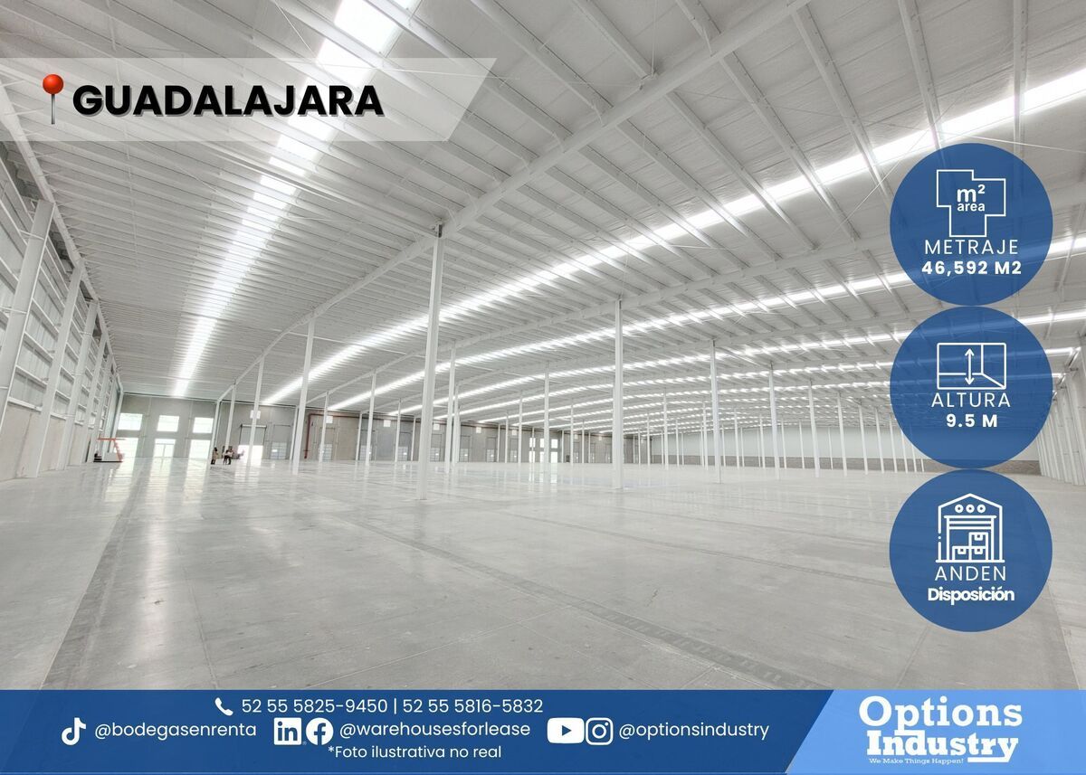 1 de 3: Renta de nave en Guadalajara
