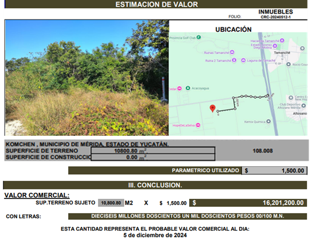 Venta TERRENO KOMCHEN ideal para desarrolladores, centro comercial, bodega - foto 5