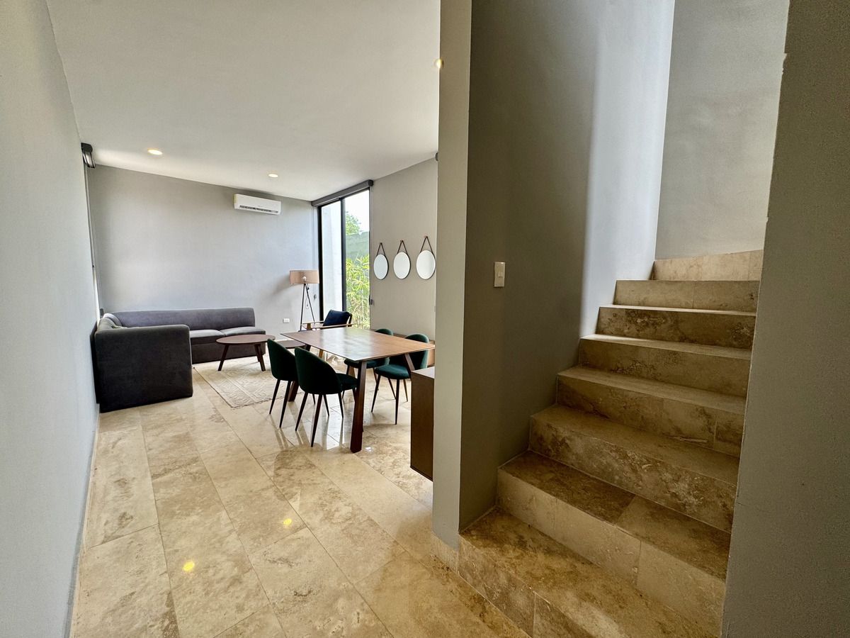 Townhouse en renta amueblado, en Cholul Merida. ¡Equipado!