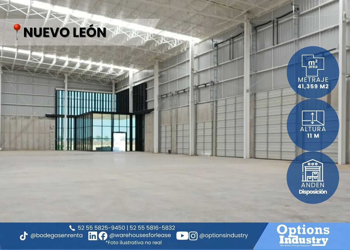 1 of 3: Oportunidad de renta de nave en Nuevo León