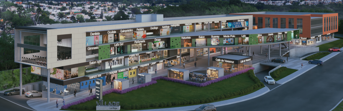 1 de 7: Local en Renta Venta La Plaza Comercial The Village at la R