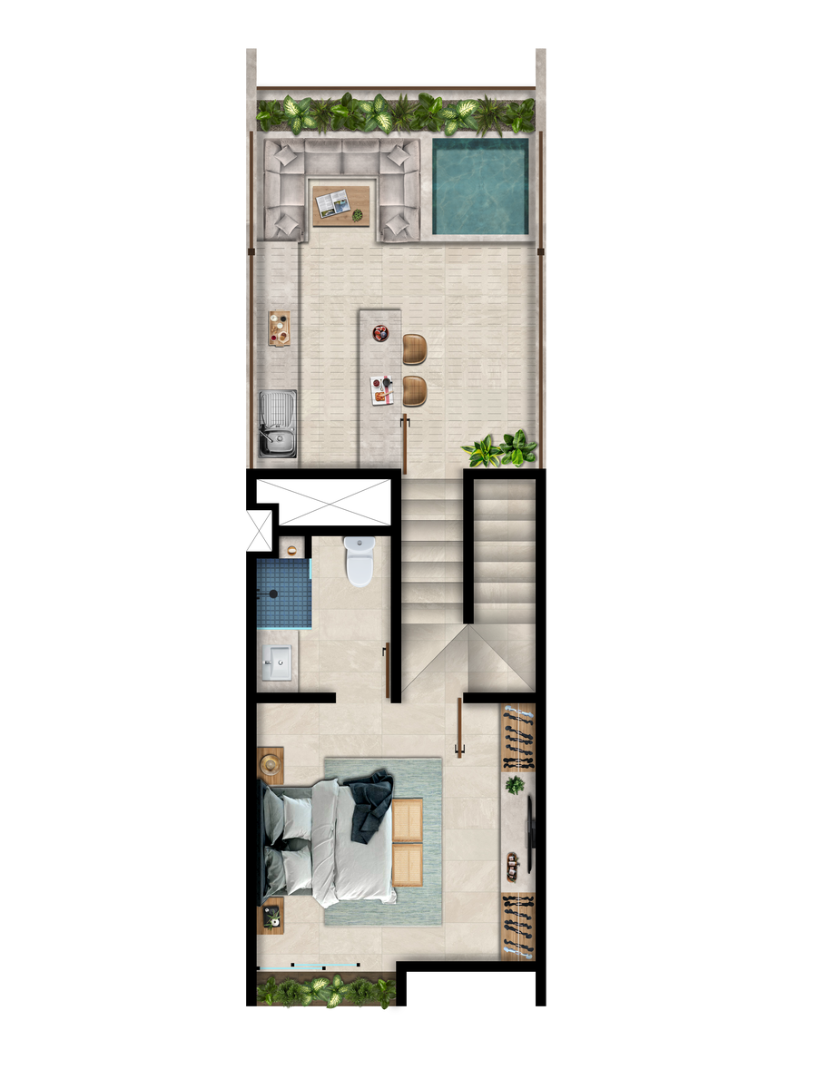 12 de 15: Plano de Distribución Segundo Nivel