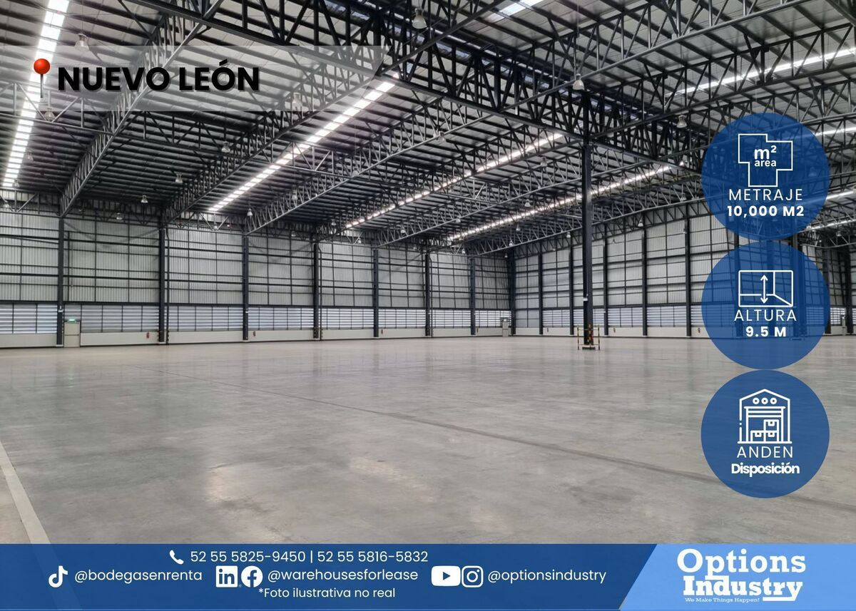 1 de 3: Espacio industrial en renta en Nuevo León
