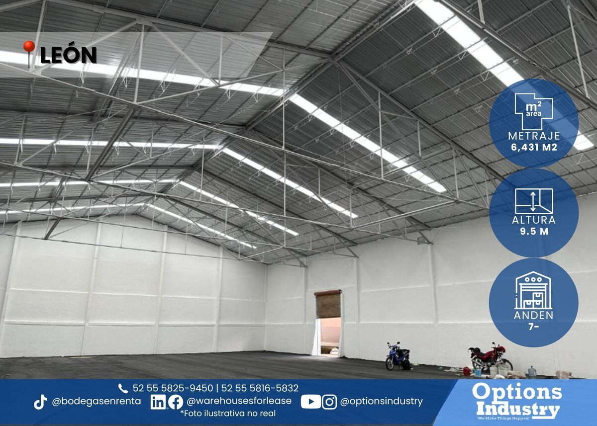 1 de 3: Venta de bodega con patio de maniobras y oficinas León