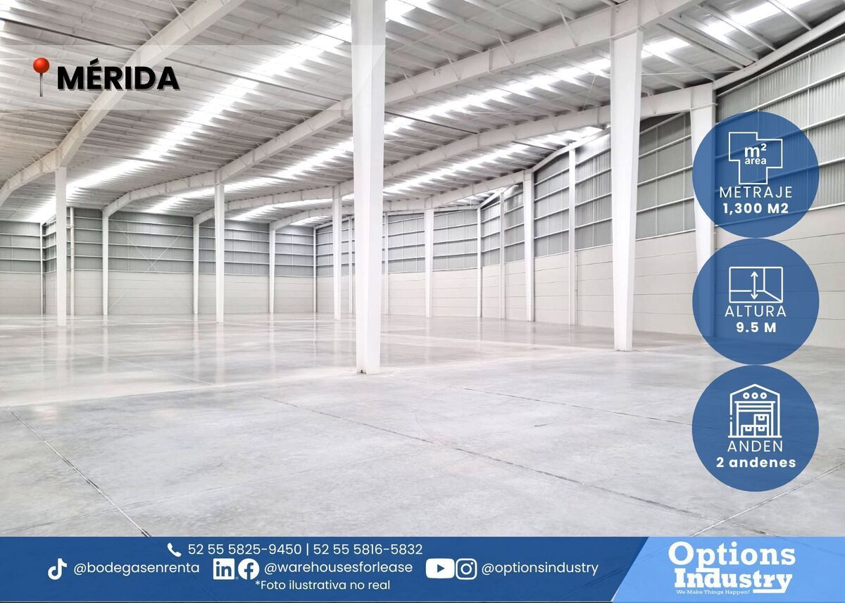 1 de 3: Alquila tu bodega en Merida