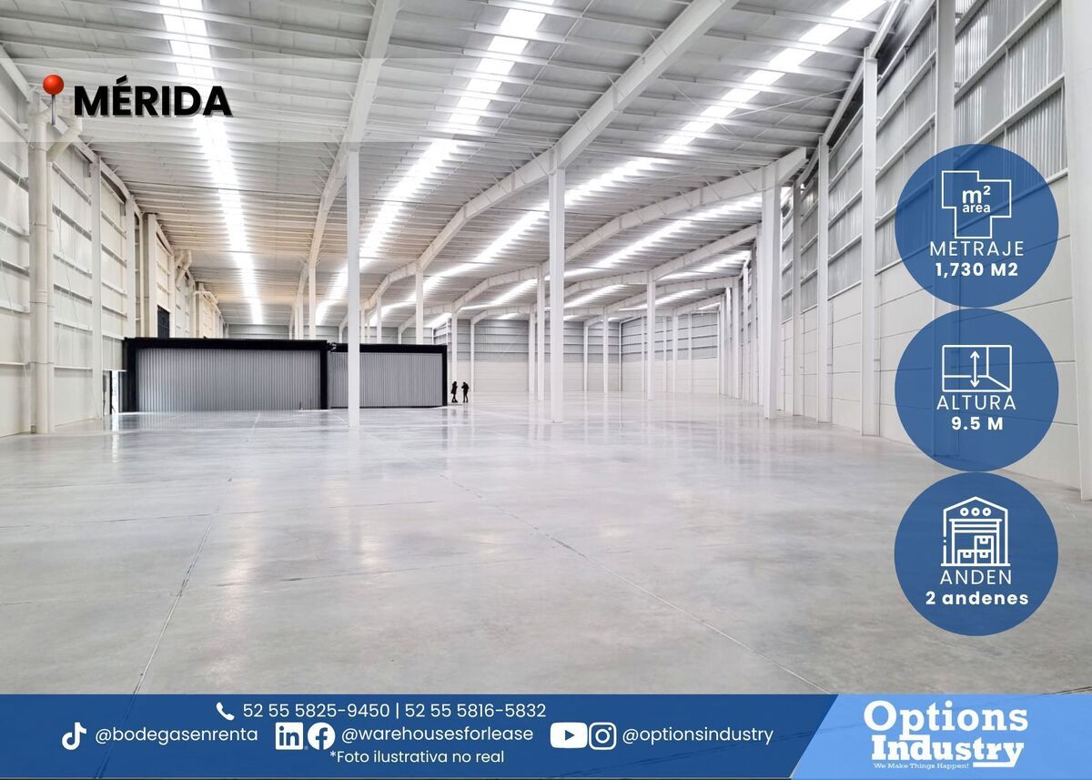 1 de 3: Alquila tu bodega en Merida