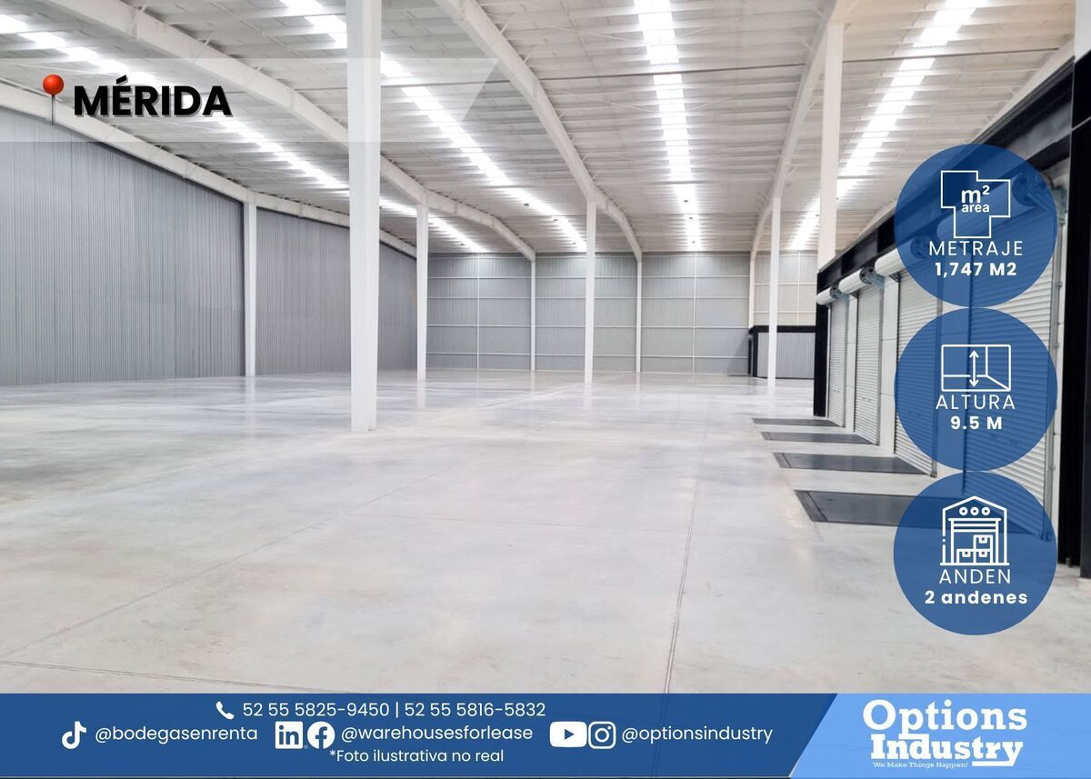 1 de 3: Alquila tu bodega en Merida