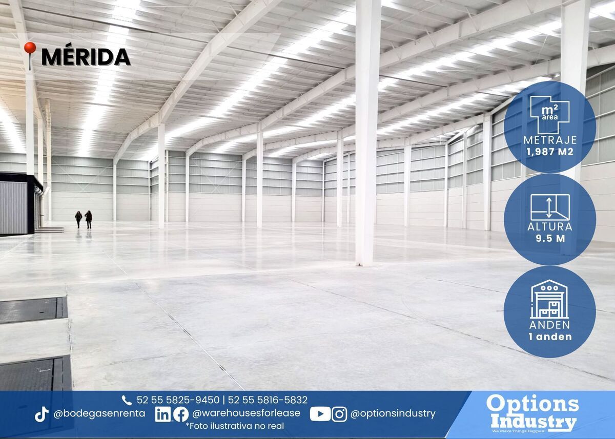 1 de 3: Alquila tu bodega en Merida