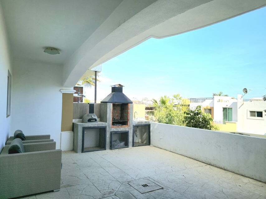 3 de 23: Patio Privado con Grill y Horno para Pizza