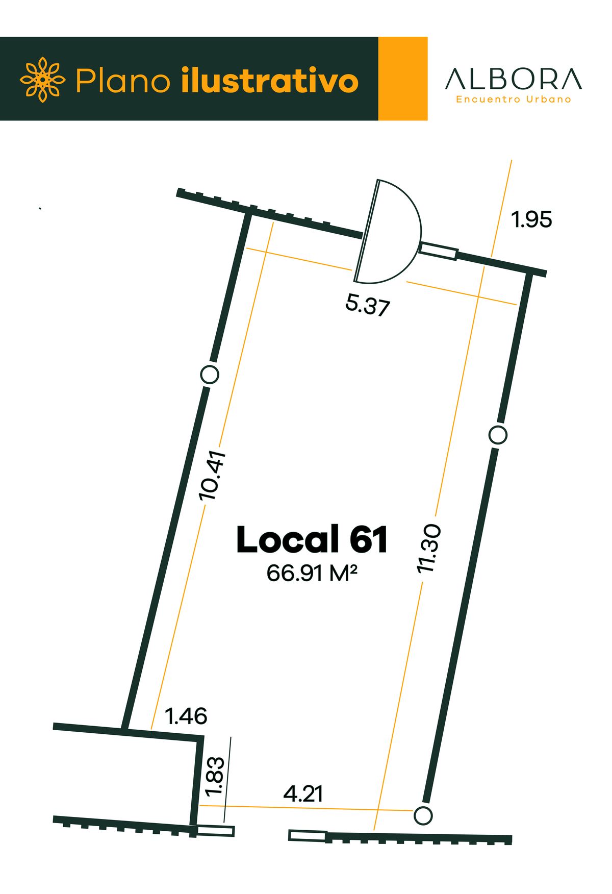 3 de 8: Plano L61. La medida exacta de tu EXITO!