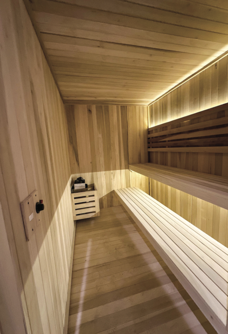 4 of 19: Sauna
