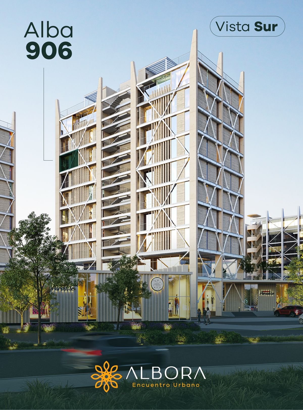1 de 10: Planta arquitectónica general – ALBA, niveles 4, 5 y 10