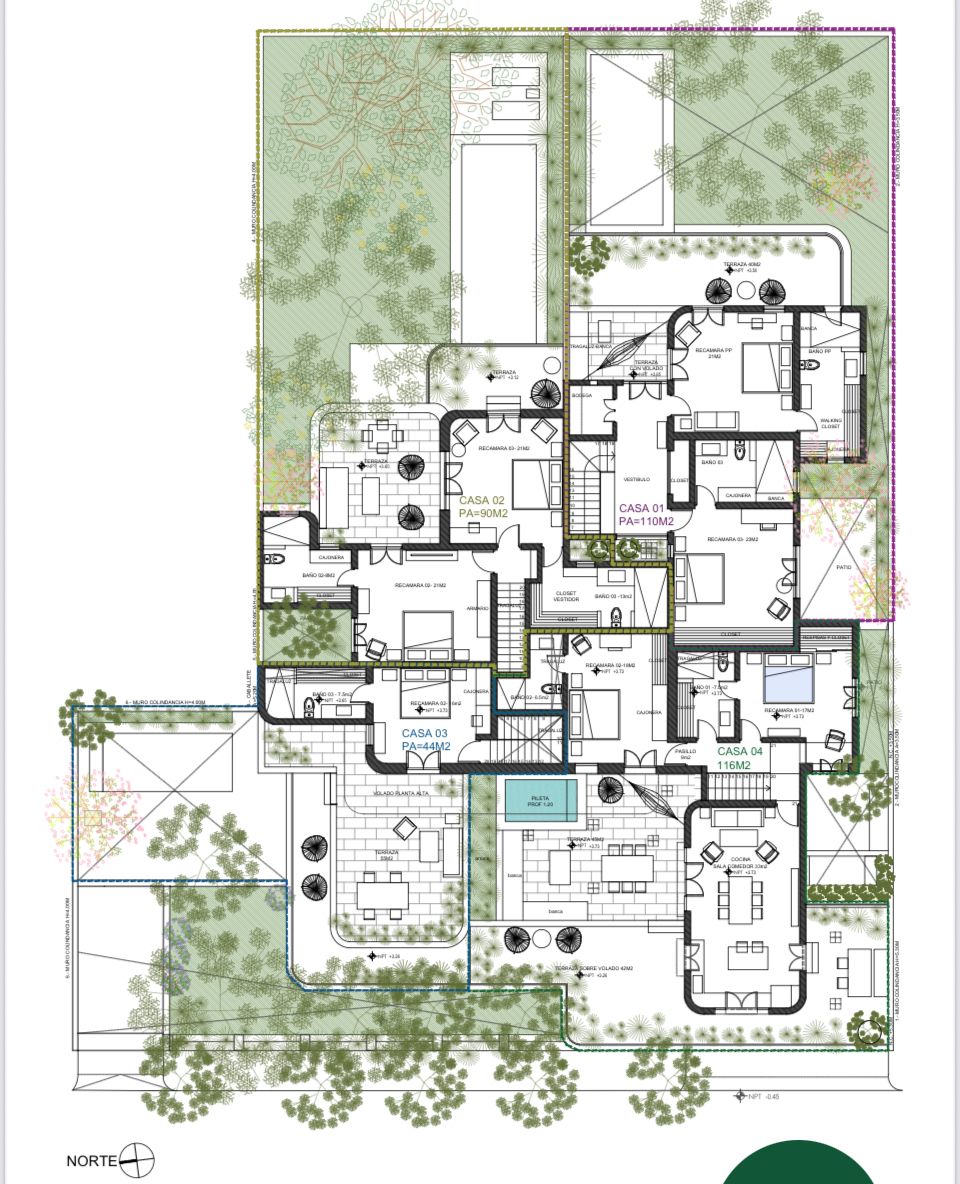 11 of 13: PLANTA ALTA CONDOMINIO COMPLETO ITZIMNA