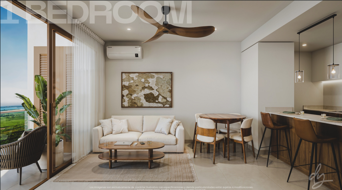 24 de 35: Depto. 1 Recámara, 64.20m2