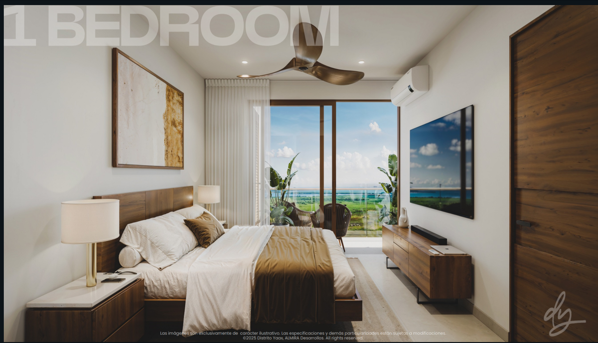 27 de 35: Depto. 1 Recámara Platino, 82.95m2