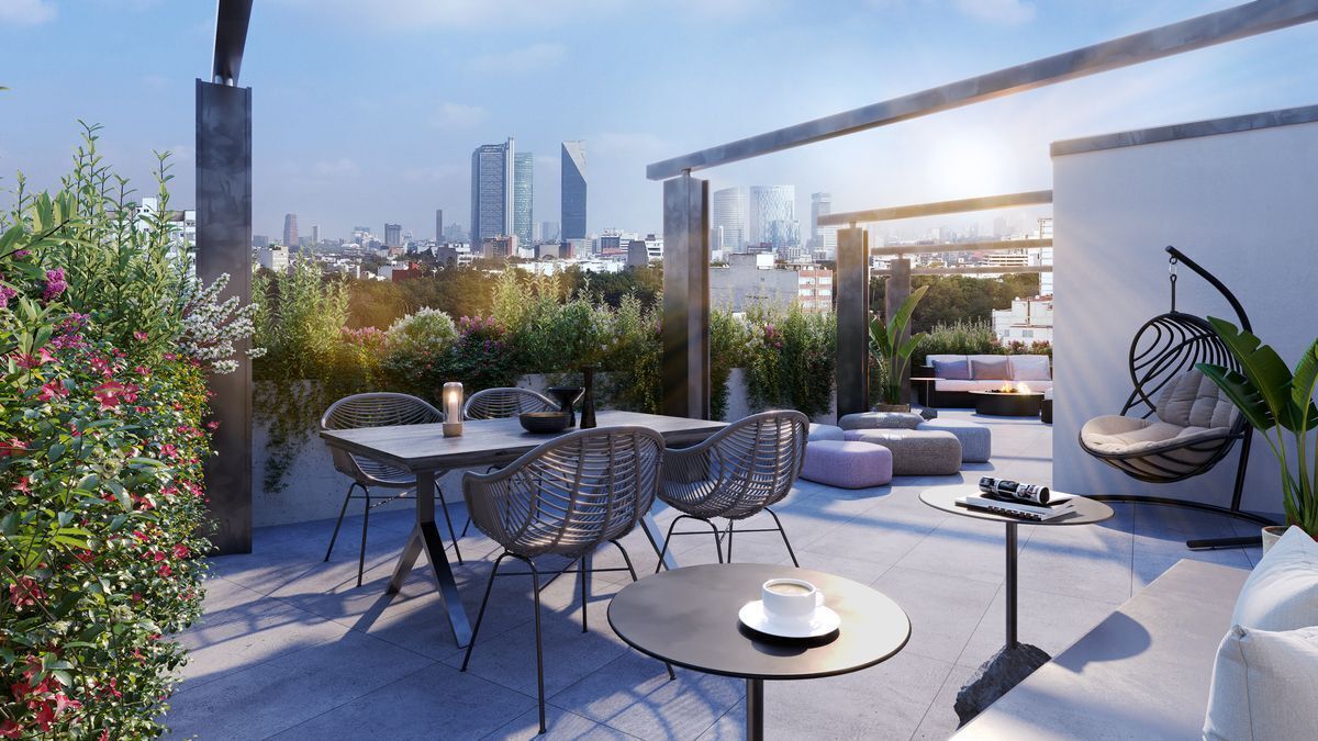 6 de 7: Renders-FotoMuestra_Roof Garden Común