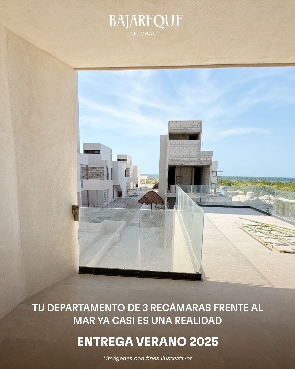 Penthouse en Venta en Merida en la Playa, Telchac, Yucatan Mod 1