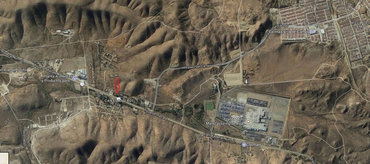 Rento Terreno ComercialIndustrial Cañada Verde Carretera Libre Tijuana