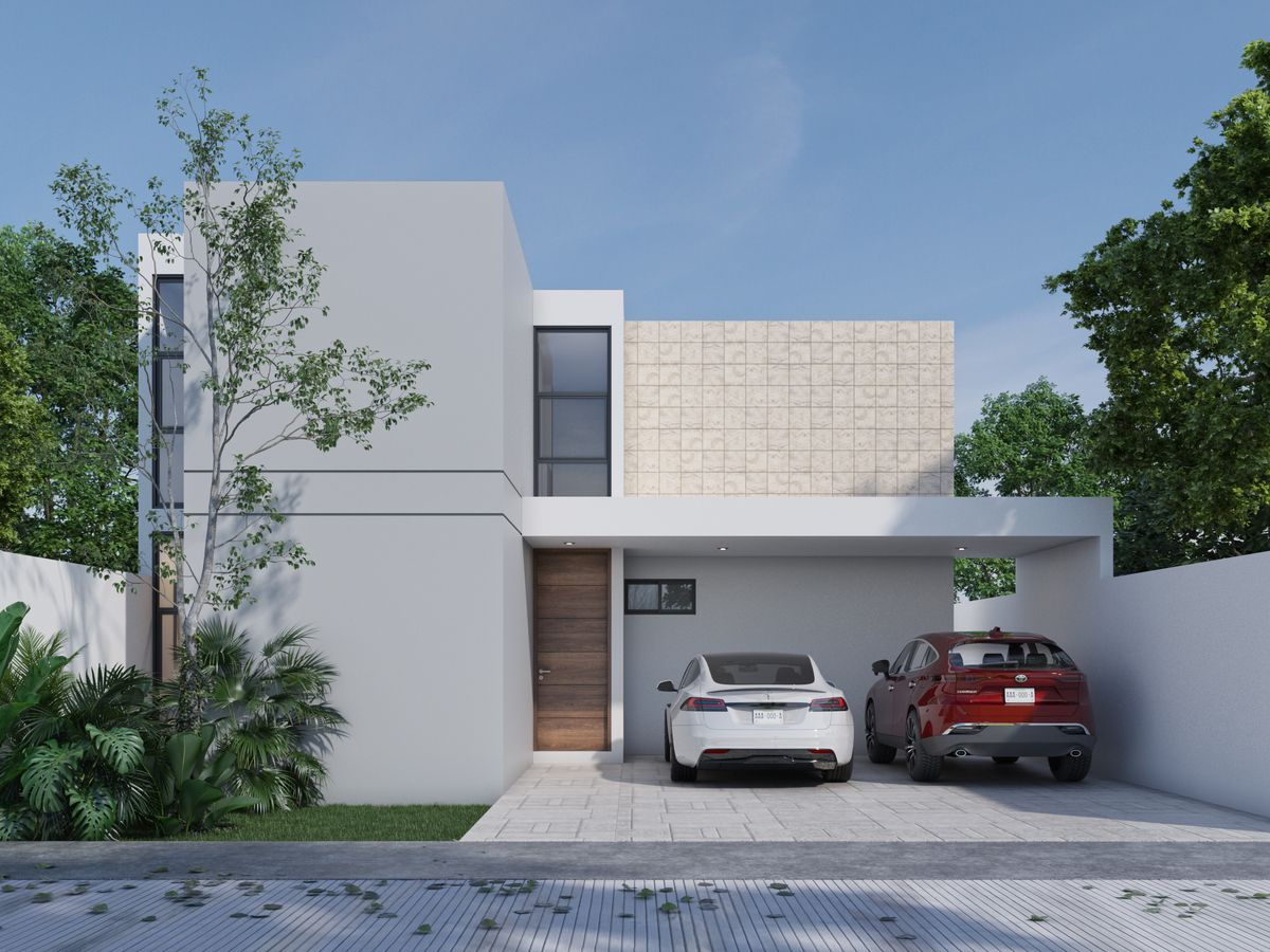 Casa en Venta en Merida, Privada en Zona Conkal con Casa Club