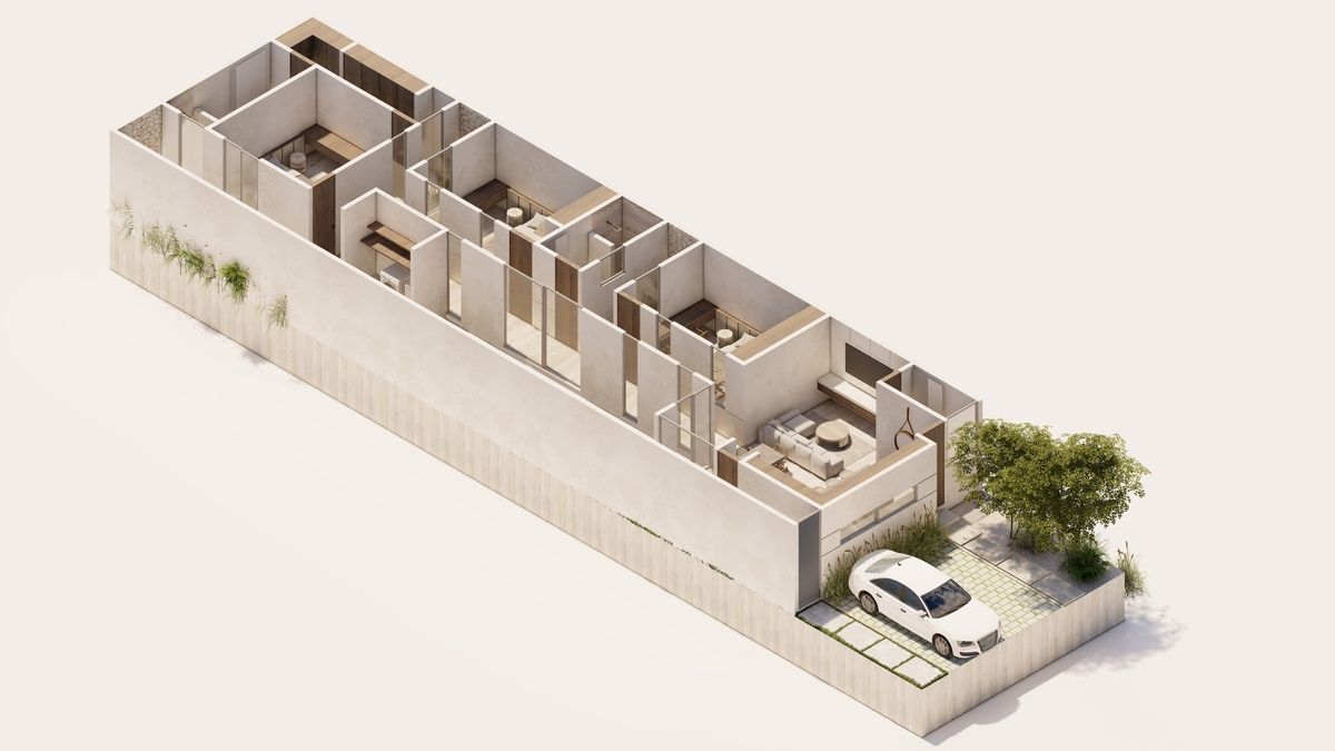 2 de 3: Isométrico Modelo 2 Residencial Ki 68