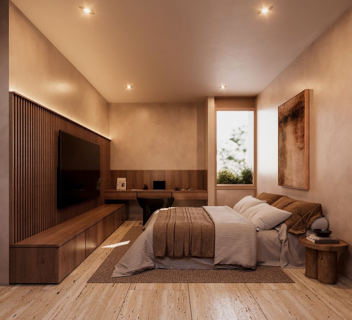 2 de 6: Recamara Principal Modelo 3 Residencial Ki 68